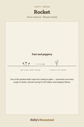 Rocket diagram — Grow Guide from Holly's Homestead