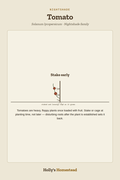 Tomato diagram — Grow Guide from Holly's Homestead