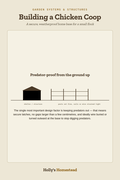Building a Chicken Coop diagram — How-To Guide from Holly's Homestead